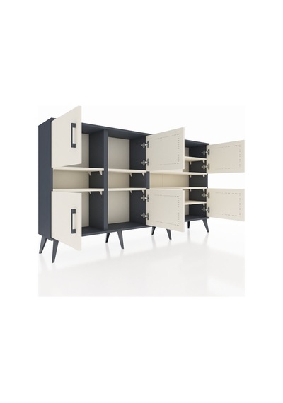 Arges Konsol 8 Raflı 8 Kapaklı 176x30x99 Antrasit-aytaşı Aytası - Antrasıt Arges Konsol 8 Raflı 8 Kapaklı 176x30x99 Antrasit-aytaşı Aytası - Antrasıt