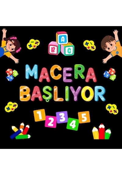 Macera Başlıyor Okul Pano Süsü 02