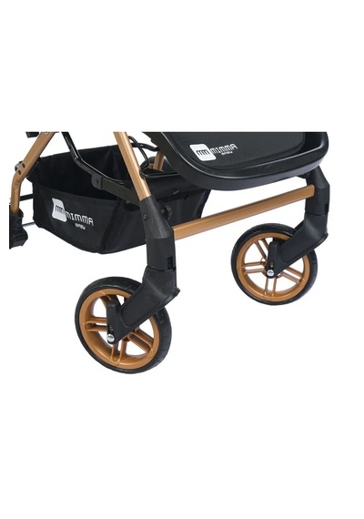 Mimma Baby Olympus Gold Antrasit Çift Yönlü Bebek Arabası Taşıma