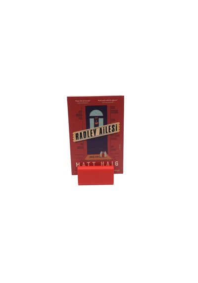 Dekoratif Kitap Standı - Kırmızı