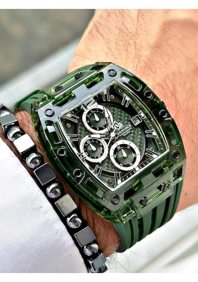 Naviforce Spor Kronometreli Takvim Göstergeli Erkek Kol Saati