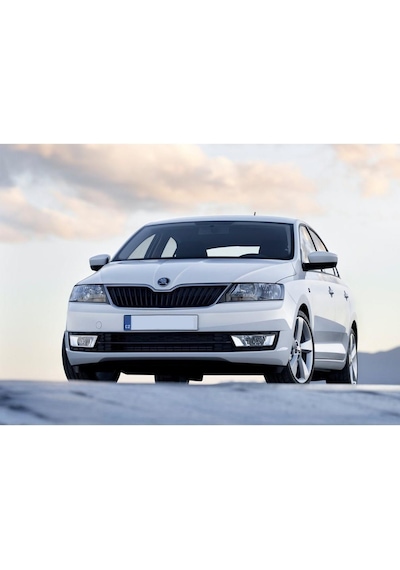 Skoda Rapid 2012-2021 Kol Dayama Kolçak Kapağı Siyah 6R0867173