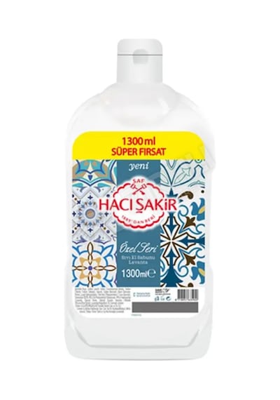 3 Adet Hacı Şakir Sıvı Sabun Lavanta 1300 Ml