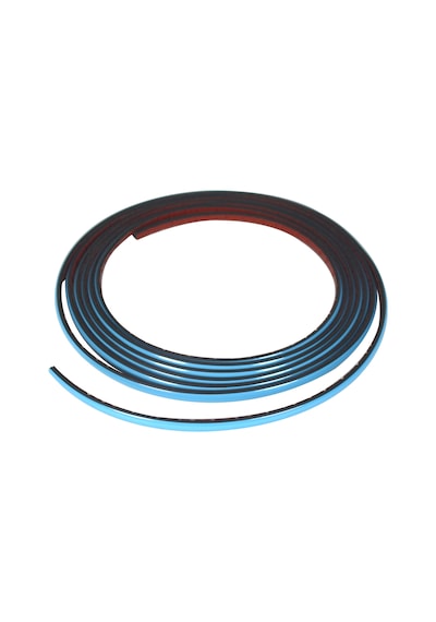 Trend Garaj Turkuaz Mavi Nikelaj Şerit 6mm - 3 metre