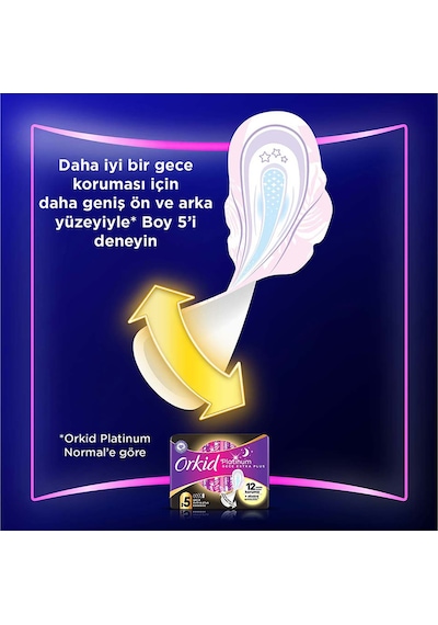 Orkid Platinum Hijyenik Ped Normal 32 Adet
