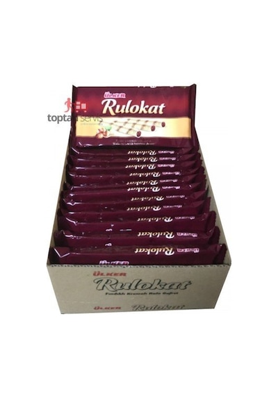 Ülker Rulokat Fındık Kremalı Gofret 42 gr 12 adet