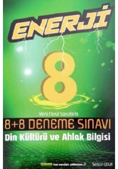 8. Sınıf Din Kültürü ve Ahlak Bilgisi Enerji 8+8 Deneme Sınavı