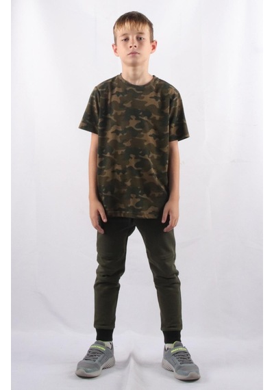 Alexandergardi Alexandergardı Kamuflaj Desenli Çocuk T-shirt C23-906 00 001