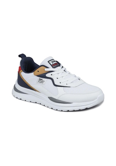 JUMP 27985 MERDANE E-WHITE/NAVY/RED  SPOR AYAKKABI Beyaz