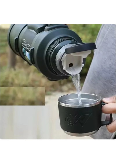 Safe Paslanmaz Çelik 3.2 Litre Termos 48 Saat Sıcak Soğuk Tutma 5570 Çok Renkli