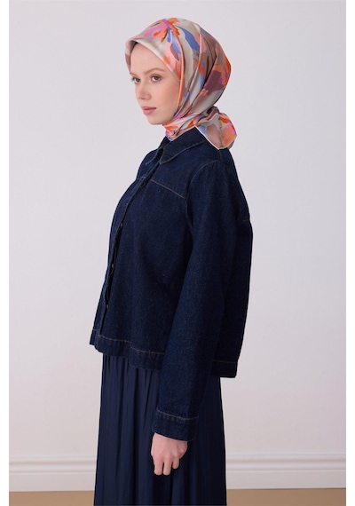 Belli İpek Eşarp - 4315-33 Pudra Pembe Twill