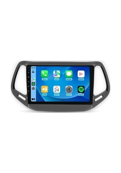 Jeep Compass 2017-2021 4gb Ram 32gb Hafıza 4 Çekirdek Carplay Kamera Android Multimedya 9"