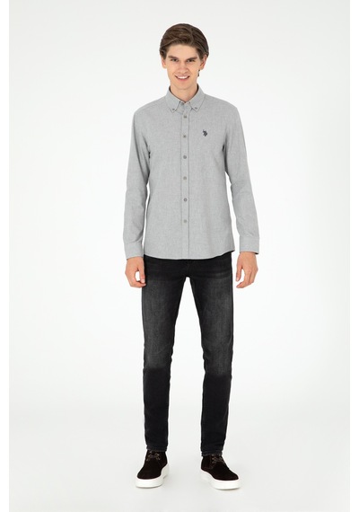 U.s. Polo Assn. Erkek Açık Gri Gömlek Basic 50296757-vr001 Açık Gri U.s. Polo Assn. Erkek Açık Gri Gömlek Basic 50296757-vr001 Açık Gri