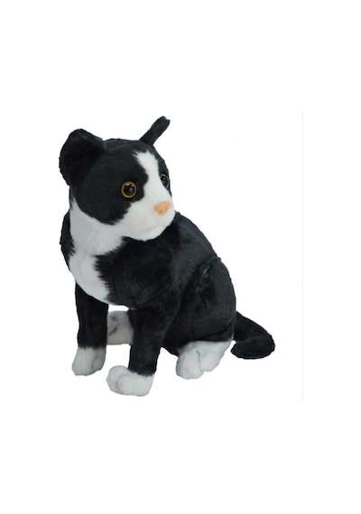 45 Cm Sevimli Peluş Oyuncak Kedi Siyah