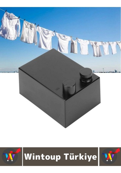 Kompakt Nem Rutubete Dayanıklı Banyo Balkon Dar Alanlar İçin Şık Pratik Geri Çekilebilir Çamaşır İpi Çok Renkli