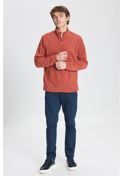 AC&Co / Altınyıldız Classics Anti-Pilling Tüylenme Yapmayan Bato Yaka Erkek Polar Sweatshirt Açık Kahverengi AC&Co / Altınyıldız Classics Anti-Pilling Tüylenme Yapmayan Bato Yaka Erkek Polar Sweatshirt Açık Kahverengi