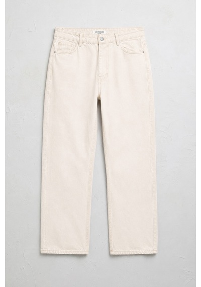 Antioch Baggy Fit Erkek Jean Ekru