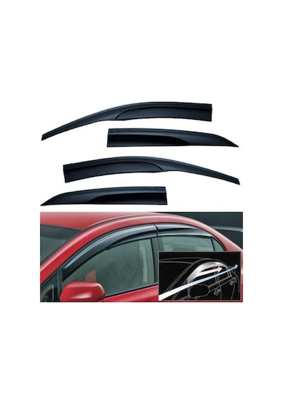 Renault Megane 2 2002- 2008 Sedan Cam Rüzgarlığı 4'Lü