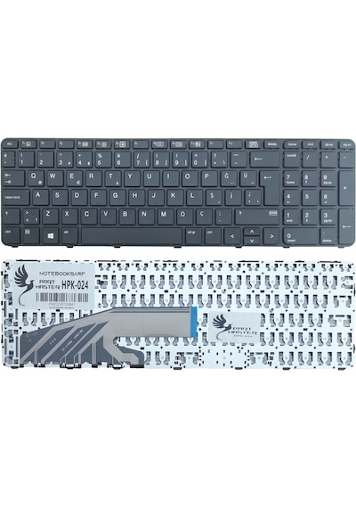 HP Uyumlu ProBook 837551-001, 837551-141 Klavye (Siyah)