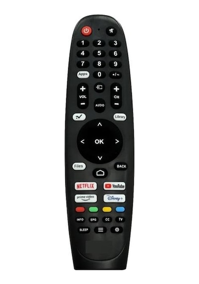 Fobem Ml24ew2000 İle Uyumlu Smart Led Tv Kumanda-mikrofonsuz