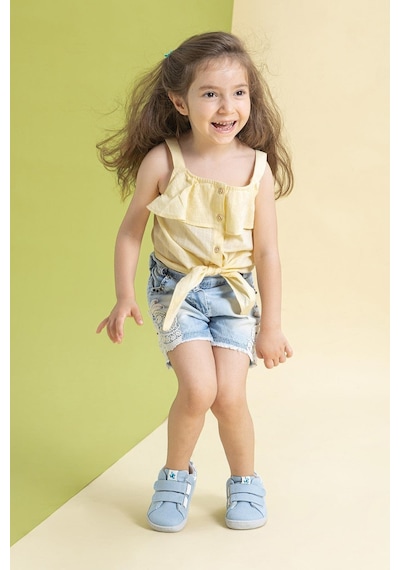 Smart Walker  Canvas Play Eco Açık Mavi Barefoot Çocuk Ayakkabı