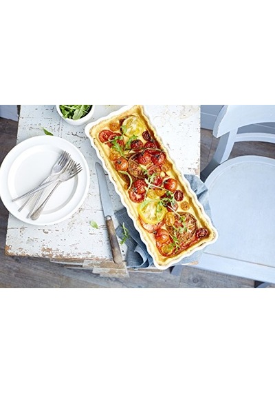 Tart-börek Fırın Kabı Dikdörtgen 36 X 15 Cm Ekru/clay Diğer