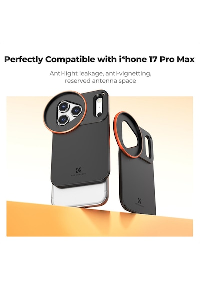 K&f Concept İphone 17 Pro Max Ve 58 Mm Dişli Filtrelerle Uyumlu, İphone Filtre Montajı Filtre Dahil Değildir