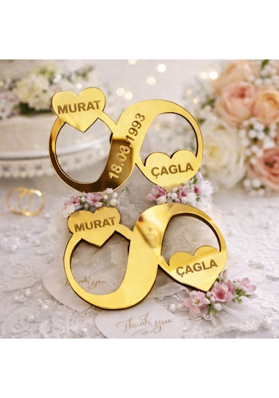 Magnet Kişiye Özel 25 Adettir Şık Ve Tasarım Sonsuzluk Temalı No 024