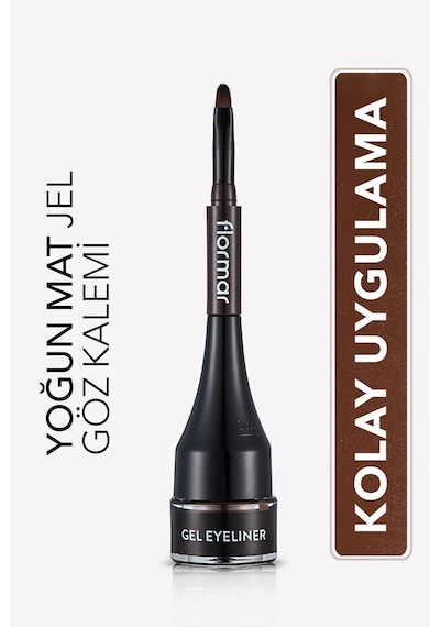 Flormar Özel Fırça Başlıklı Yoğun Pigmentli Mat Jel Eyeliner-gel Eyeliner-003 Bole Brown-8690604591893 Flormar Özel Fırça Başlıklı Yoğun Pigmentli Mat Jel Eyeliner-gel Eyeliner-003 Bole Brown-8690604591893