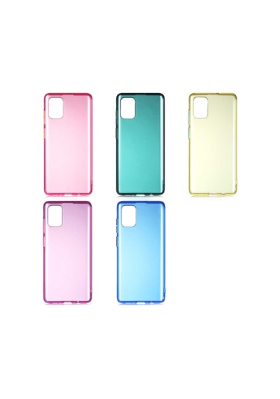 Samsung Uyumlu Galaxy A71 Kılıf Zore Bistro Kapak-Pembe