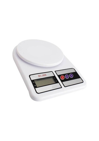 Zhltools Lcd Ekranlı Dijital Hassas Mutfak Terazisi Baskül Beyaz