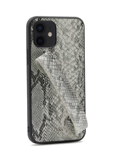 Kajsa Apple Uyumlu iPhone 12 Pro Kılıf Kajsa Glamorous Serisi Snake Handstrap Kapak ZORE-216674