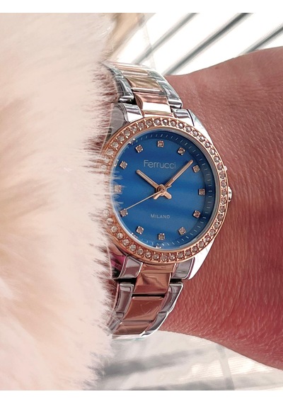 Ferrucci Fc63406 Zirkon Taşlı Minimal Kasa Çelik Kordon&kasa Kadın Kol Saati+bileklik Gümüş - Rose Gold Ferrucci Fc63406 Zirkon Taşlı Minimal Kasa Çelik Kordon&kasa Kadın Kol Saati+bileklik Gümüş - Rose Gold