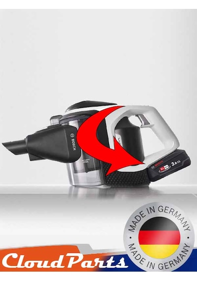 Bosch Uyumlu Şarj Edilebilir Unlimited Kablosuz Dikey Süpürge Bataryası 1