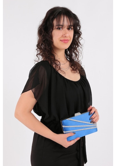 Dgn 9274-22y Kadin Abiye Portföy Çanta 9274-2041-R17033 Saks Mavi
