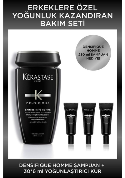 Densifique Cure Densifique Erkeklere Özel Yoğunluk Kazandıran Bakım Seti