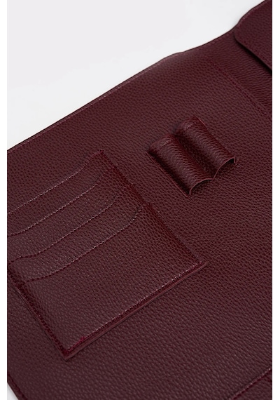 Necati Çanta Apple Uyumlu MacBook Air Pro 13-14 Inç Organizer Evrak & Laptop & Tablet Çantası - Bordo Bordo