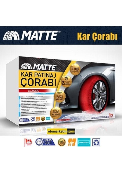 Matte Active Oto Kar Çorabı Large