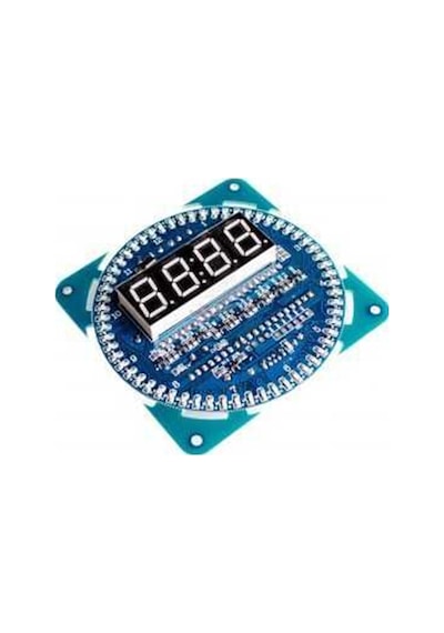 Robodünya-Ds1302 Dairesel Led Saat