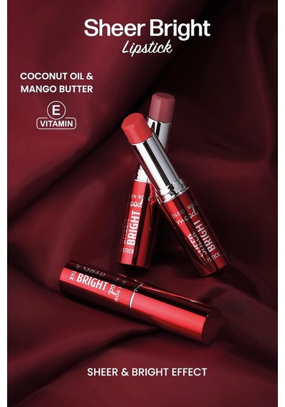 Mood Sheer Bright Lipstick No:108 Rosy Plum - Parlak Ruj Çok Renkli