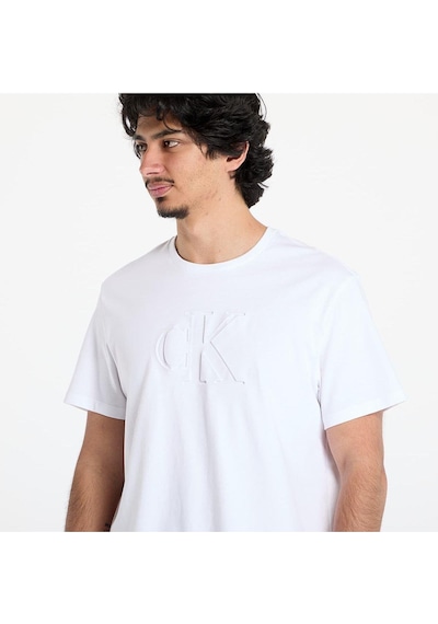 Calvin Klein Erkek Bisiklet Yaka Kısa Kol Slim Fit Ck Yaz Desen Beyaz T-shirt Lv04rc824g-yaa-8517 Beyaz Calvin Klein Erkek Bisiklet Yaka Kısa Kol Slim Fit Ck Yaz Desen Beyaz T-shirt Lv04rc824g-yaa-8517 Beyaz