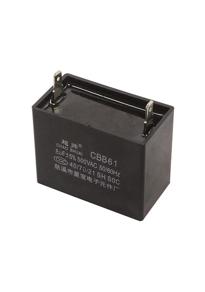 Cbb61 8Uf 500Vac Kutulu Kondansatör
