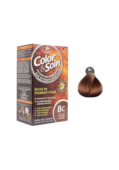 Color Soin Saç Boyası 8C - Bakır Sarısı