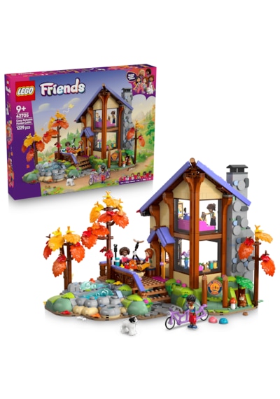 LEGO® Friends Şirin Sonbahar Orman Kulübesi 42705 - 9 Yaş ve Üzeri Çocuklar için Mini Bebek İçeren Oyuncak Yapım Seti (1229 Parça)