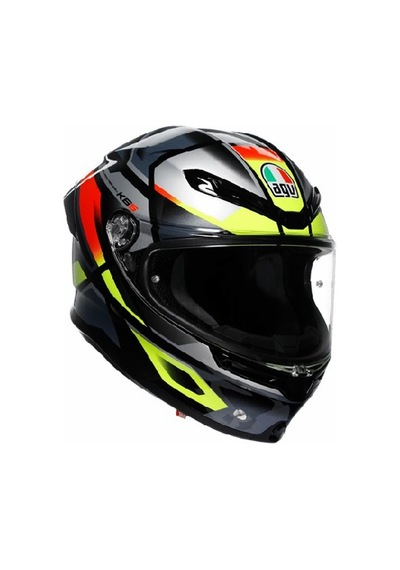 Agv Kask/k6 S Mplk Erazer Black/red Yellow Fluo Diğer
