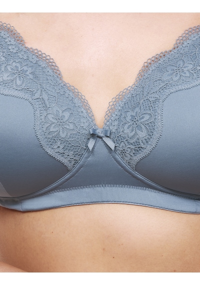 Marks & Spencer Dantel Detaylı Sütyen T33001837 Gri