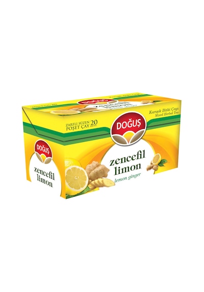 Doğuş Zencefil Limon Karışık Bitki Süzen Bardak Poşet Çay 20 x 2 G