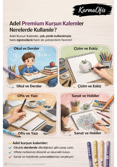 Premium Kurşun Kalem Seti 16 Parça 2b Ergonomik, Dayanıklı, Silinebilir, Okul Ofis Çizim Kalemi Beyaz
