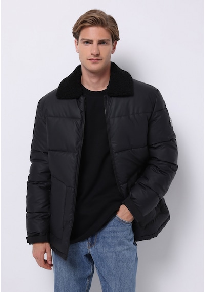 Colin's Colins Regular Fit Erkek Siyah Mont Pu Cl1076201 Q1.v1 Blk Siyah