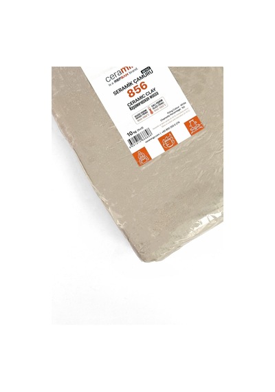 856 Seramik Çamuru Vakumlu - 10 Kg